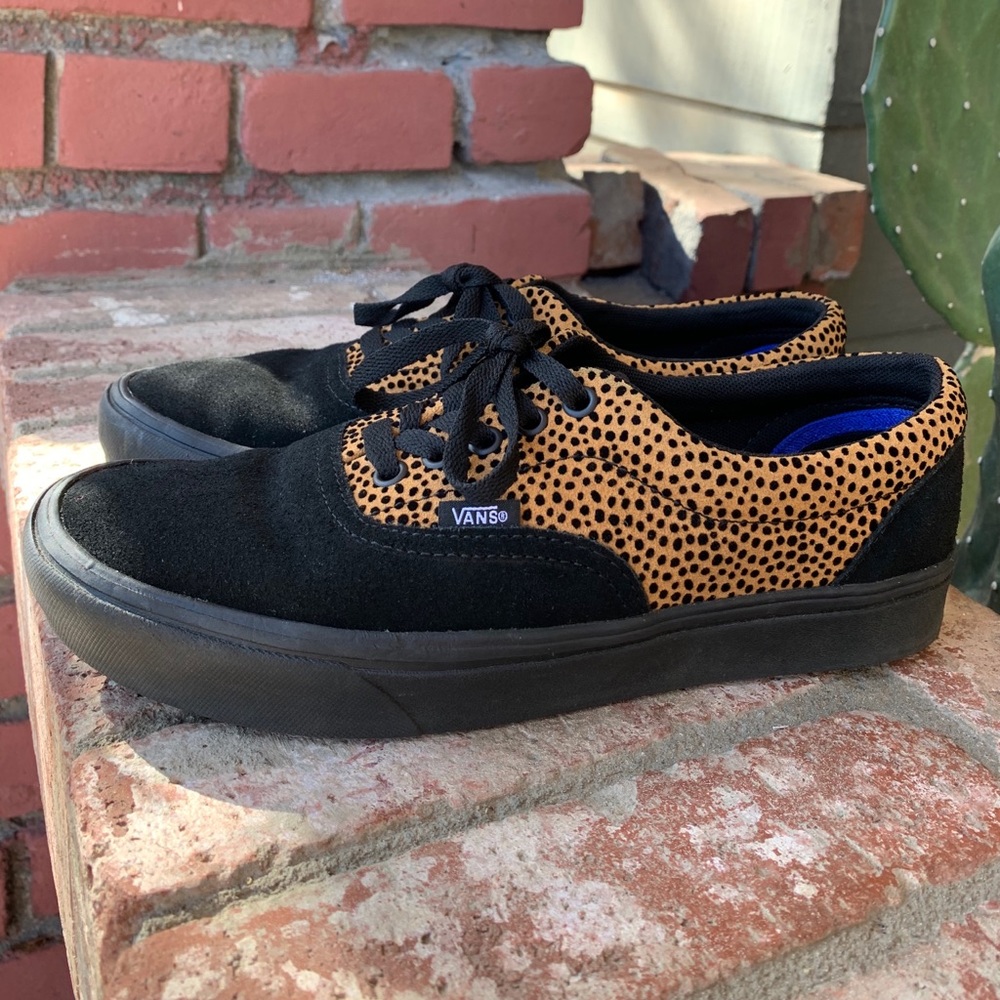 Vans Comfycush Era Black Tiny Cheetah